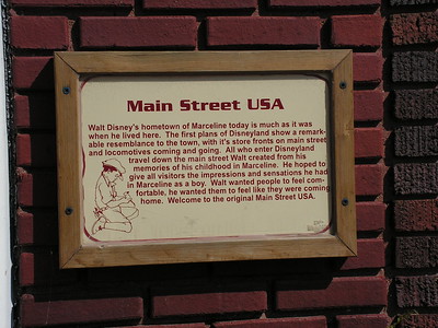 Marker for Main Street USA